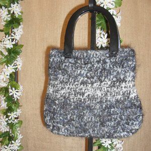 Felted Wool Satchel Handbag